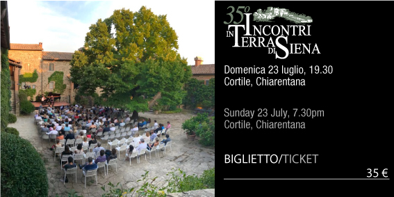 23 Luglio/July Biglietto/Ticket Cortile Chiarentana