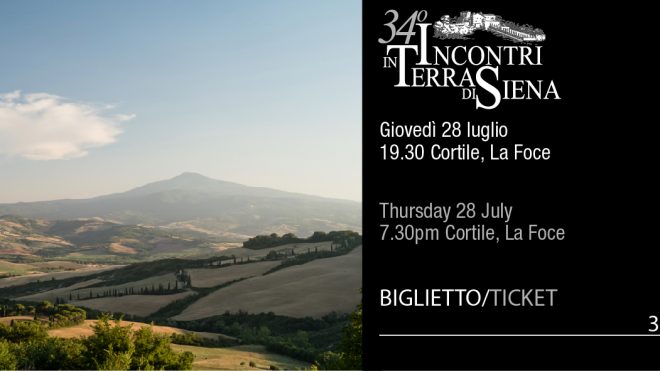 28  Luglio/July Biglietto/Ticket